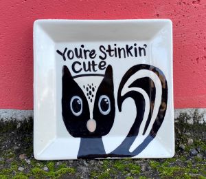 Whittier Skunk Plate