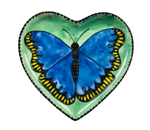 Whittier Butterfly Plate