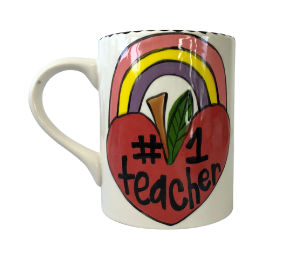 Whittier Rainbow Apple Mug