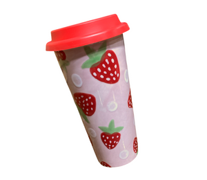 Whittier Strawberry Travel Mug