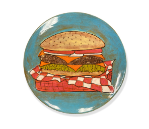 Whittier Hamburger Plate