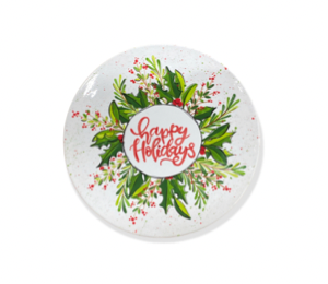 Whittier Holiday Wreath Plate