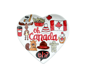 Whittier Canada Heart Plate