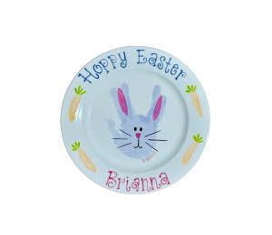 Whittier Easter Bunny Plate