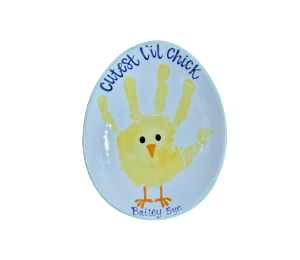 Whittier Little Chick Egg Plate