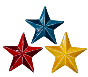 Whittier Jewel Toned Stars