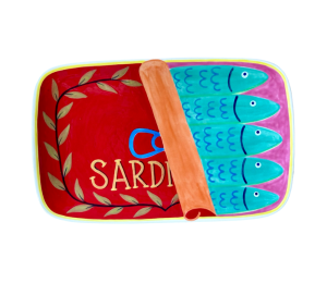 Whittier Sardines Dinner Plate