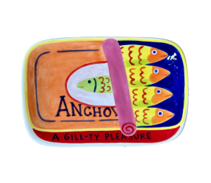 Whittier Anchovies App Plate