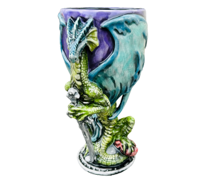 Whittier Antique Dragon Goblet