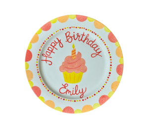 Whittier Birthday Cupcake Plate
